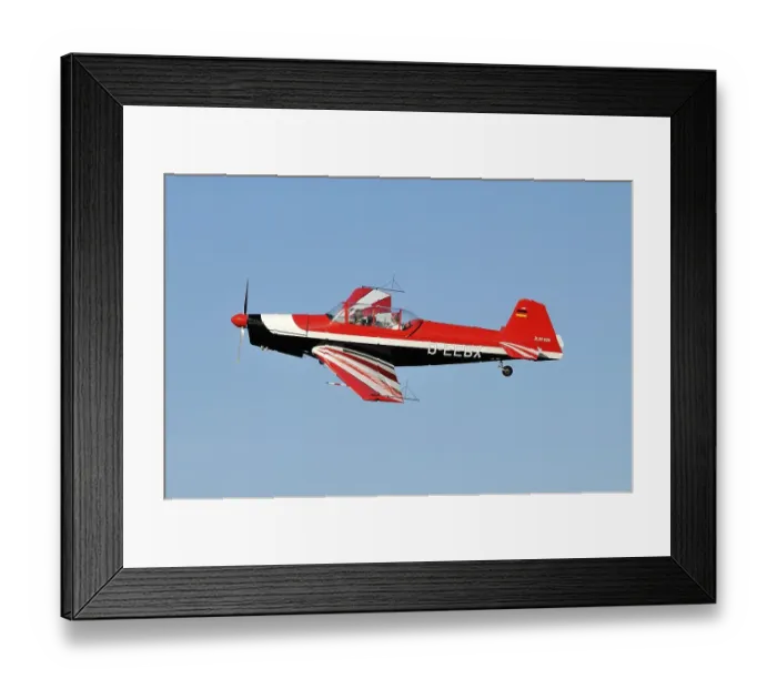 Framed Print : Czech sports and aerobatic aircraft Zlin Z-526