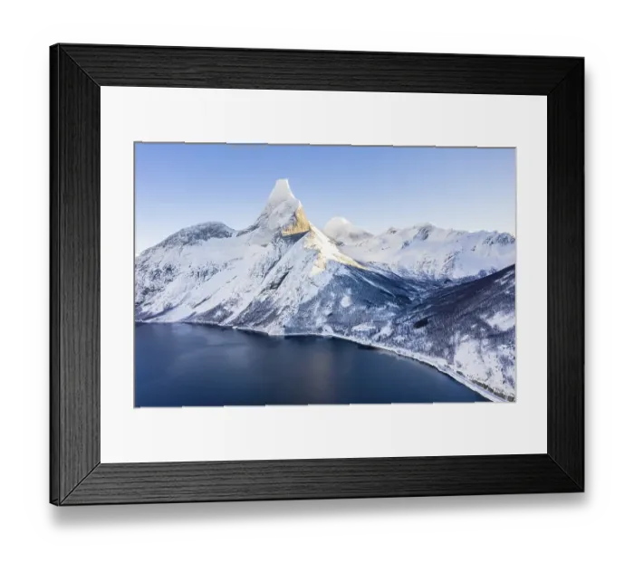 Framed Print : Stetind, Norwegian National Mountain