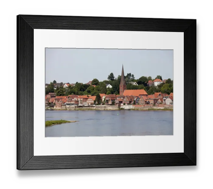 Framed Print : View of the town of Lauenburg Elbe, Elbe river, Lauenburg district, Schleswig-Holstein, Germany, Europe Framed Print : View of the town of Lauenburg Elbe, Elbe river, Lauenburg district, Schleswig-Holstein, Germany, Europe