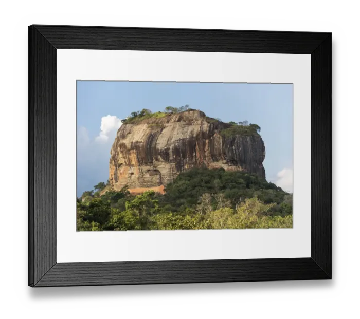 Framed Print : Sigiriya or Lion Rock, Sri Lanka, Asia
