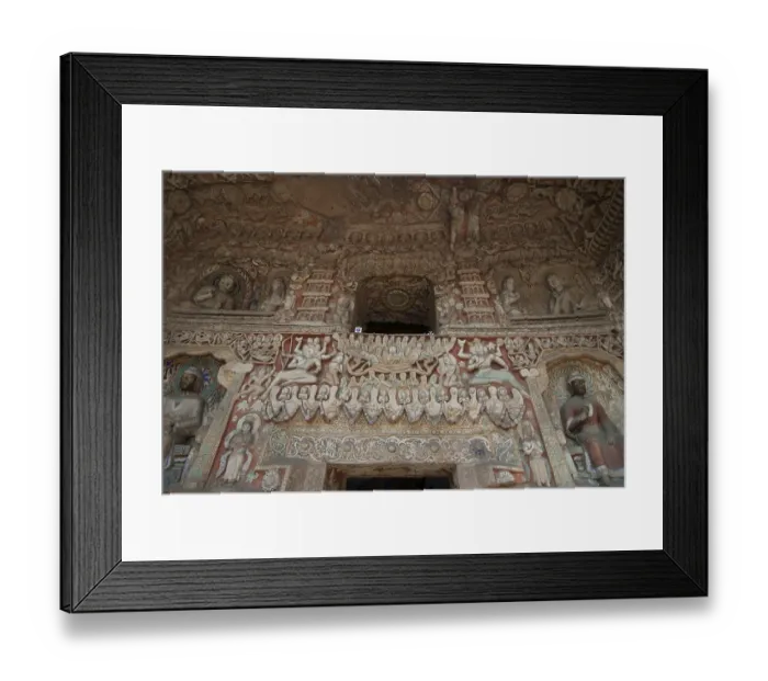 Framed Print : Yungang Grottoes, early Buddhist cave temples Framed Print : Yungang Grottoes, early Buddhist cave temples