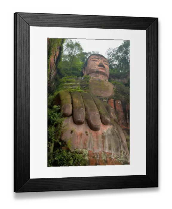 Framed Print : Largest stone Buddha statue in the world Framed Print : Largest stone Buddha statue in the world
