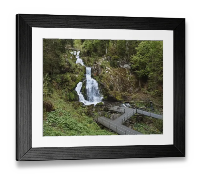 Framed Print : Triberg Waterfalls, Triberg, Black Forest Framed Print : Triberg Waterfalls, Triberg, Black Forest