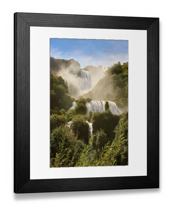 Framed Print : Roman Cascata delle Marmore, Marmore Falls