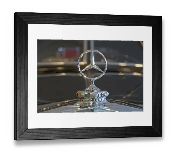Framed Print : Mercedes star, hood ornament, Mercedes Benz 320 streamlined sedan, model of 1939, Mercedes Benz Museum, Stuttgart, Baden-Wuerttemberg, Germany, Europe Framed Print : Mercedes star, hood ornament, Mercedes Benz 320 streamlined sedan, model of 1939, Mercedes Benz Museum, Stuttgart, Baden-Wuerttemberg, Germany, Europe