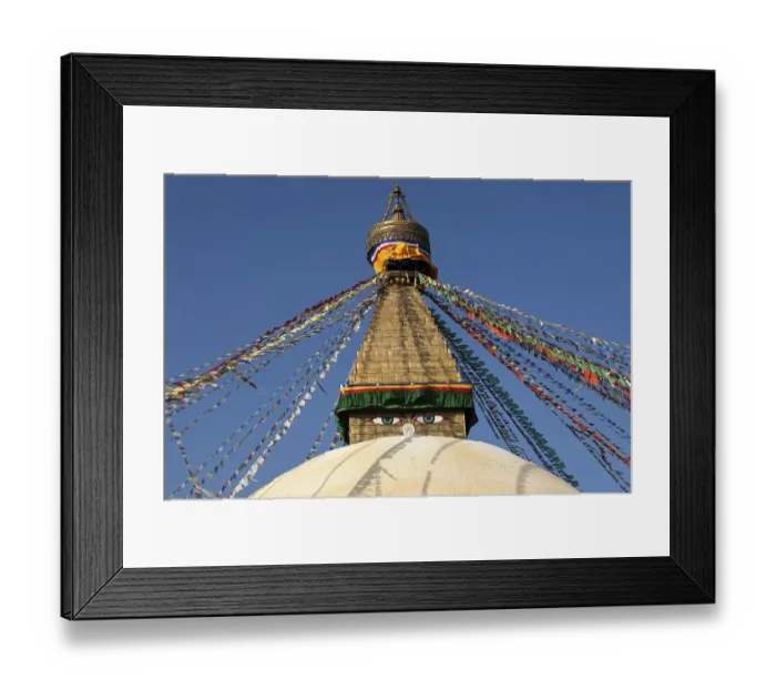 Framed Print : Eyes of Buddha, Boudhanath Stupa