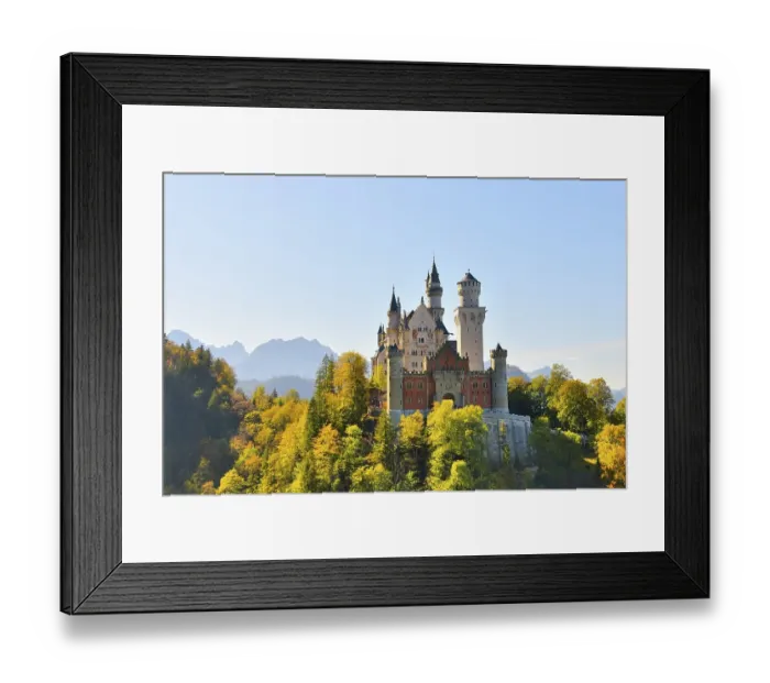 Framed Print : Schloss Neuschwanstein Castle, near Fussen