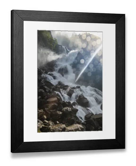 Framed Print : Latefossen, Skate, Norway, Europe Framed Print : Latefossen, Skate, Norway, Europe