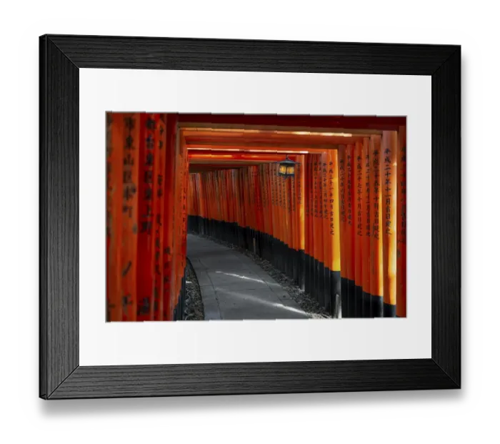 Framed Print : Fushimi Inari-Taisha, Shinto Shrine