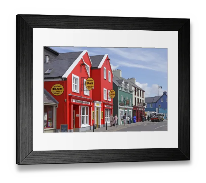 Framed Print : Town of Dingle, Dingle Peninsula, County Kerry, Ireland, Europe Framed Print : Town of Dingle, Dingle Peninsula, County Kerry, Ireland, Europe