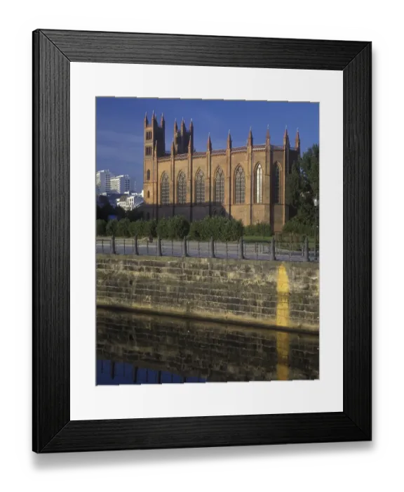 Framed Print : Schinkelmuseum museum, Friedrichswerdersche Kirche church