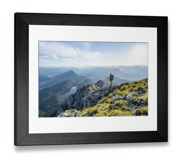 Framed Print : Hintersteiner See, view from Schaffauer Framed Print : Hintersteiner See, view from Schaffauer