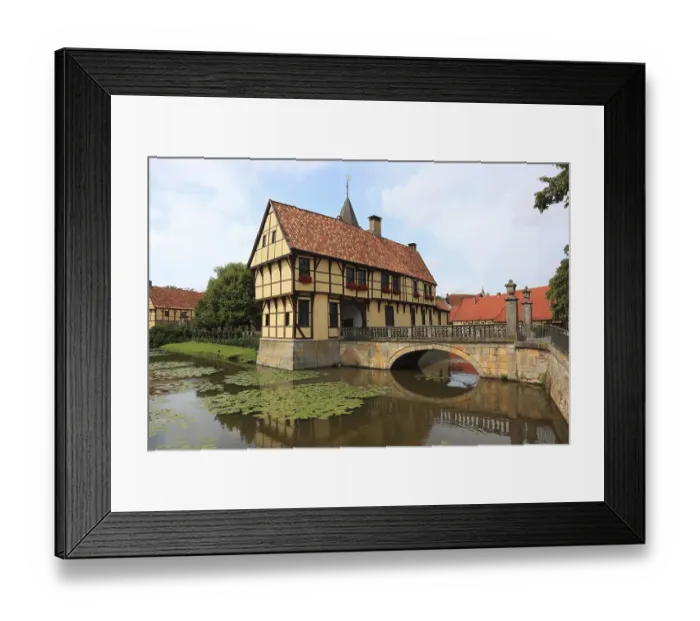 Framed Print : Gatehouse of Burgsteinfurt Castle Framed Print : Gatehouse of Burgsteinfurt Castle