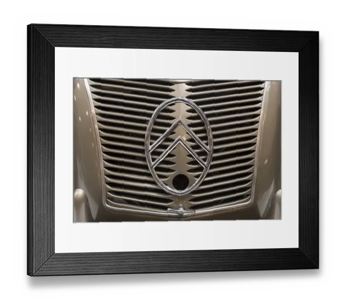 Framed Print : A Citroen 2 CV A, built in 1950