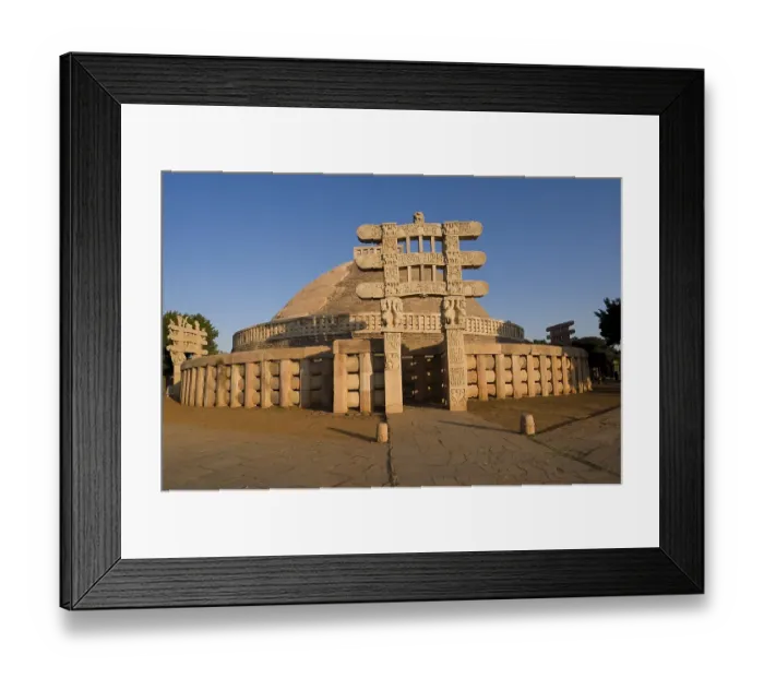 Framed Print : Stupas of Sanchi, UNESCO World Heritage site Framed Print : Stupas of Sanchi, UNESCO World Heritage site