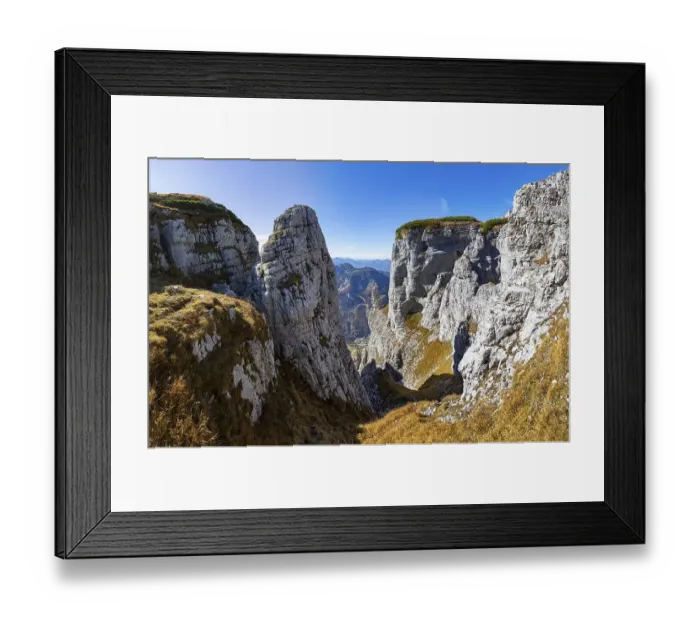 Framed Print : View from Loser summit, Loser, Loser Plateau