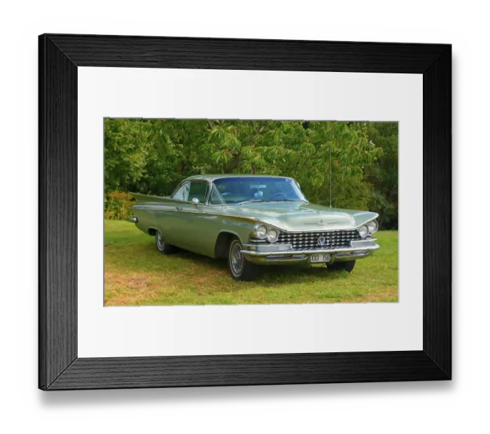 Framed Print : Vintage car Buick LeSabre, built in 1959
