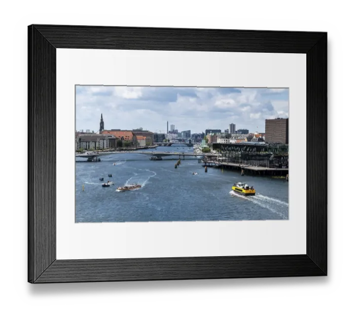 Framed Print : View from the Royal Opera House Copenhagen Framed Print : View from the Royal Opera House Copenhagen
