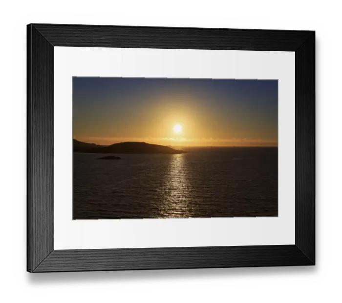 Framed Print : Midnight sun at Selfjorden, near Fredvang Framed Print : Midnight sun at Selfjorden, near Fredvang
