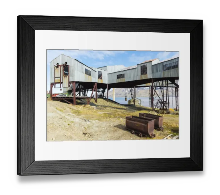 Framed Print : Old coal mine factory, Former Cable Center