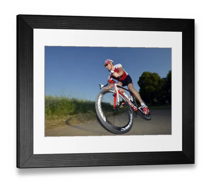 Framed Print : Cyclist, professional racing bike Framed Print : Cyclist, professional racing bike