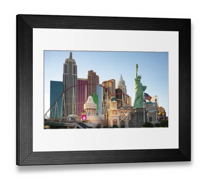 Framed Print : New York New York Hotel and Casino Framed Print : New York New York Hotel and Casino