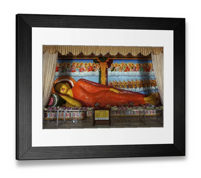 Framed Print : Reclining Buddha, Abhayagiri Dagoba Framed Print : Reclining Buddha, Abhayagiri Dagoba