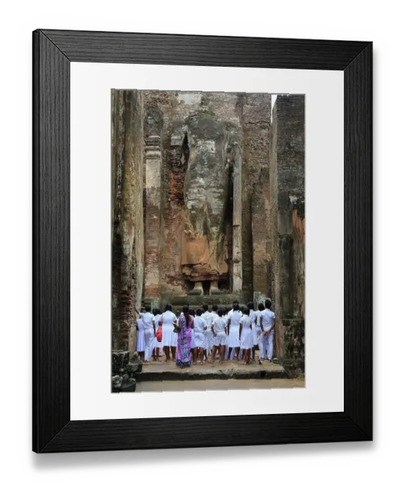 Framed Print : UNESCO World Heritage Site, ancient city Polonnaruwa