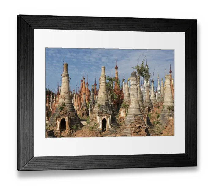 Framed Print : Shwe Inn Thein Paya, pagoda complex Framed Print : Shwe Inn Thein Paya, pagoda complex
