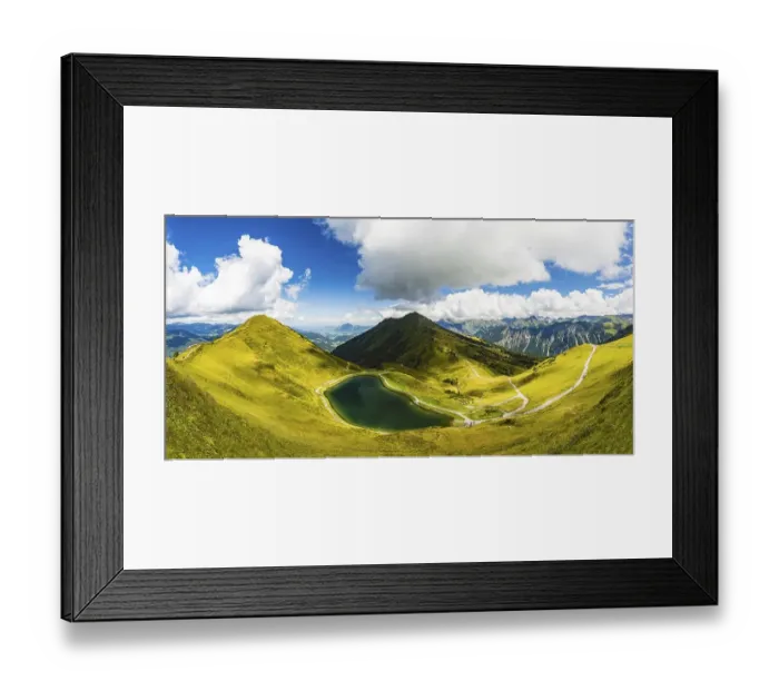 Framed Print : Riezler Alpsee, an artificial lake Framed Print : Riezler Alpsee, an artificial lake