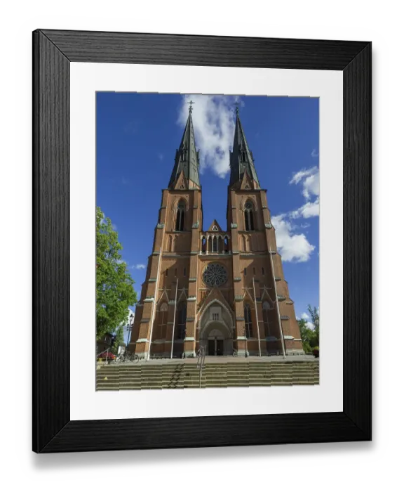 Framed Print : Uppsala Cathedral, Uppsala, Uppsala County