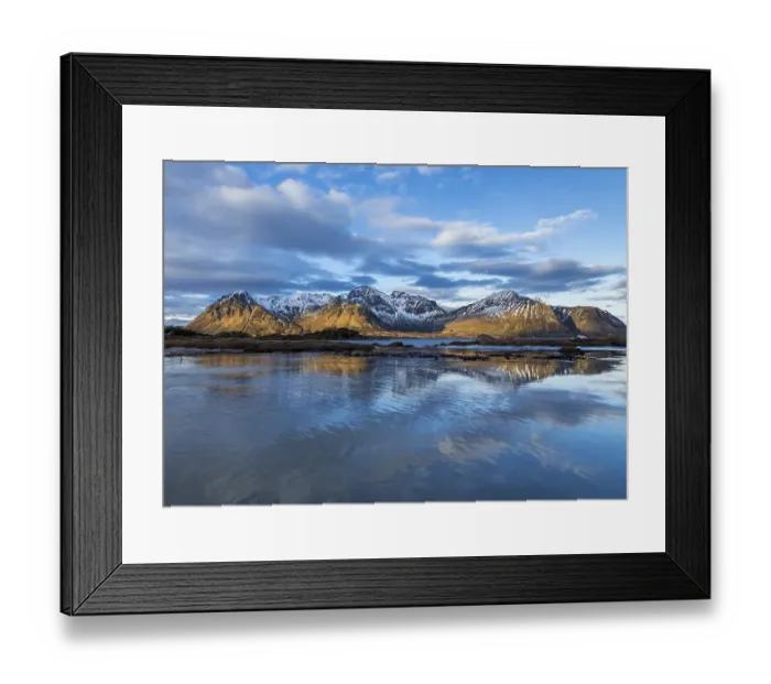 Framed Print : Coast of Austvagoy or Austvagoya