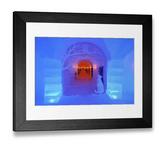 Framed Print : Ice Hotel or Igloo Hotel, Sorrisniva