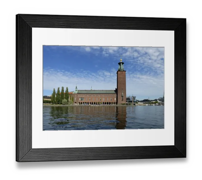 Framed Print : Town Hall, Stadshus, Stadshuset