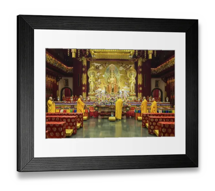 Framed Print : Buddha Tooth Relic Temple, Chinatown
