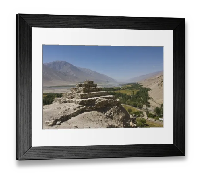 Framed Print : Sacred Buddhist pilgrim site, Vrang