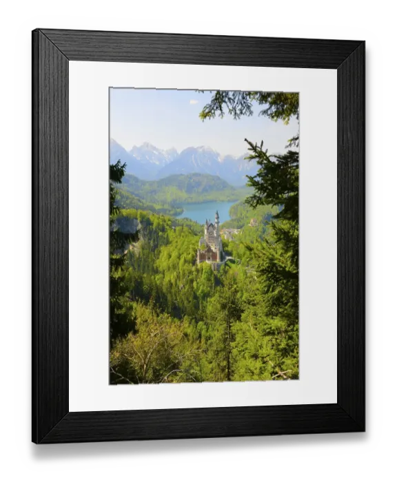 Framed Print : Neuschwanstein Castle, near Fuessen