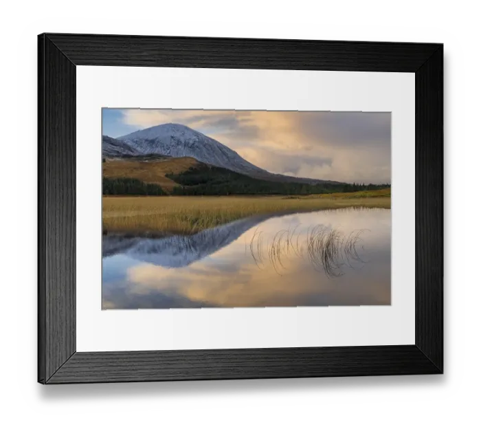 Framed Print : Reflection in Loch Cill Chrisod