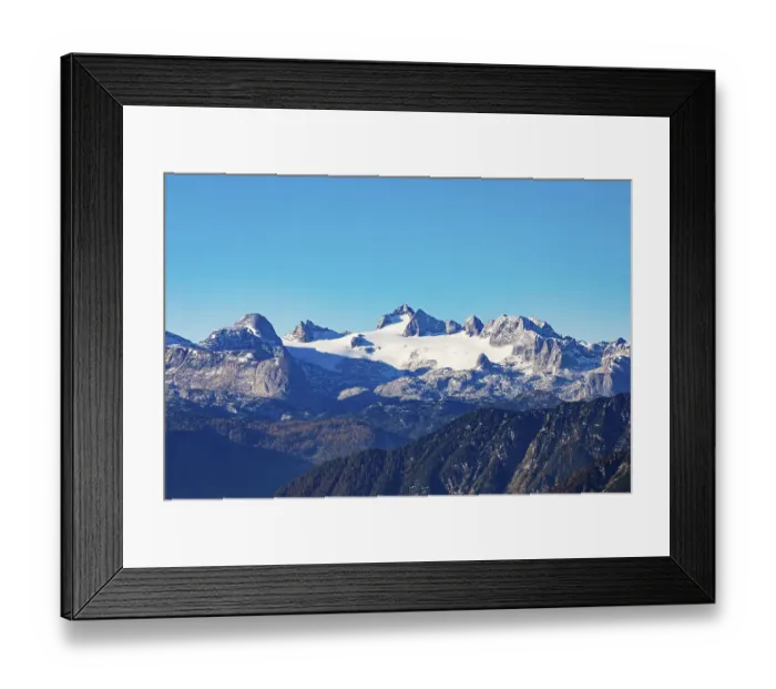 Framed Print : View from Loser to the Hoher Dachstein