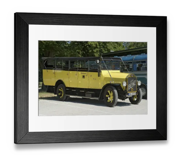 Framed Print : Vintage Mercedes-Benz Postbus of the Reichspost Framed Print : Vintage Mercedes-Benz Postbus of the Reichspost