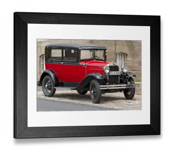 Framed Print : Oldtimer Ford model A, year of construction approx
