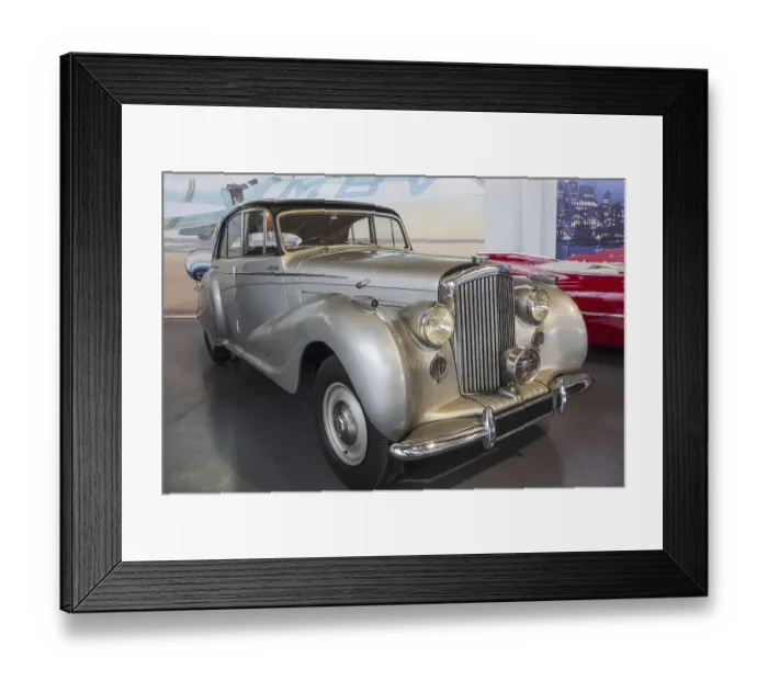 Framed Print : 1948 Bentley MK VI, British 4-door standard steel sports saloon classic car at Autoworld Framed Print : 1948 Bentley MK VI, British 4-door standard steel sports saloon classic car at Autoworld