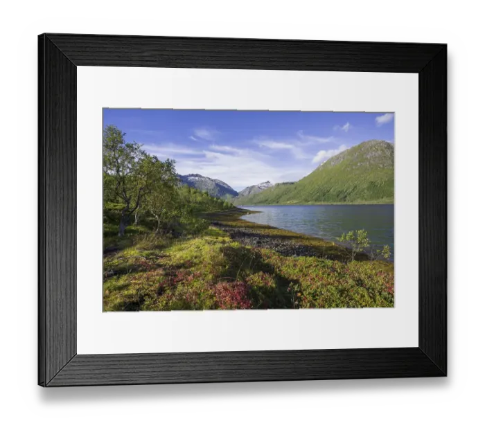 Framed Print : Gunnesfjord, Troms, Norway, Europe
