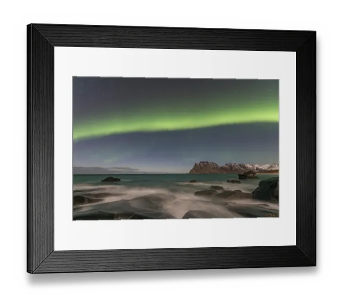 Framed Print : Northern Lights or Aurora Borealis Framed Print : Northern Lights or Aurora Borealis