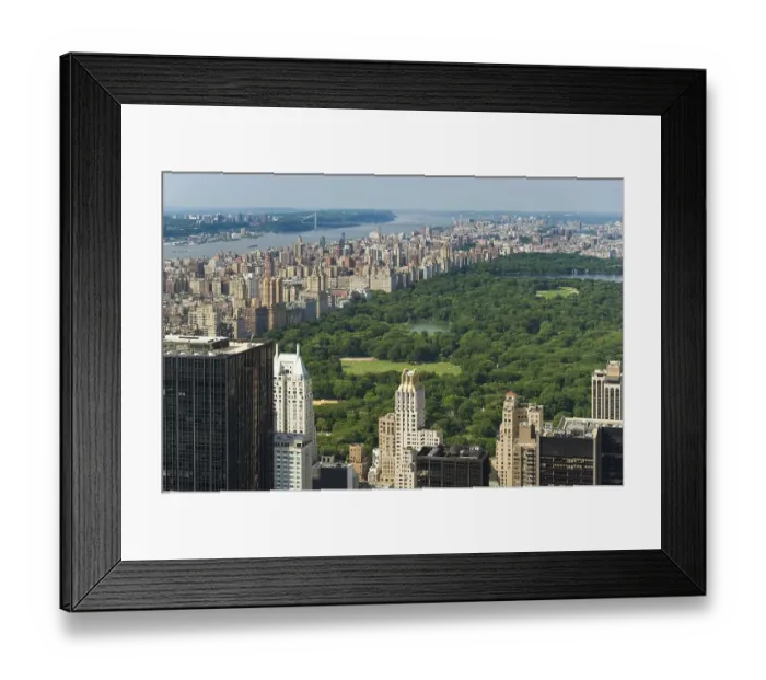 Framed Print : Central Park, view from the Rockefeller Center Framed Print : Central Park, view from the Rockefeller Center