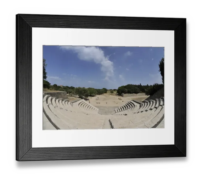 Framed Print : Ancient Stadium, reconstructed