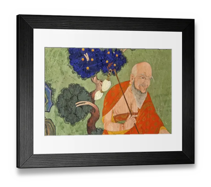 Framed Print : Wall painting or fresco, Tibetan Buddhist Likir Monastery