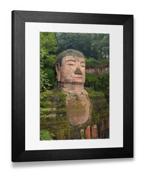 Framed Print : Largest stone Buddha statue in the world Framed Print : Largest stone Buddha statue in the world