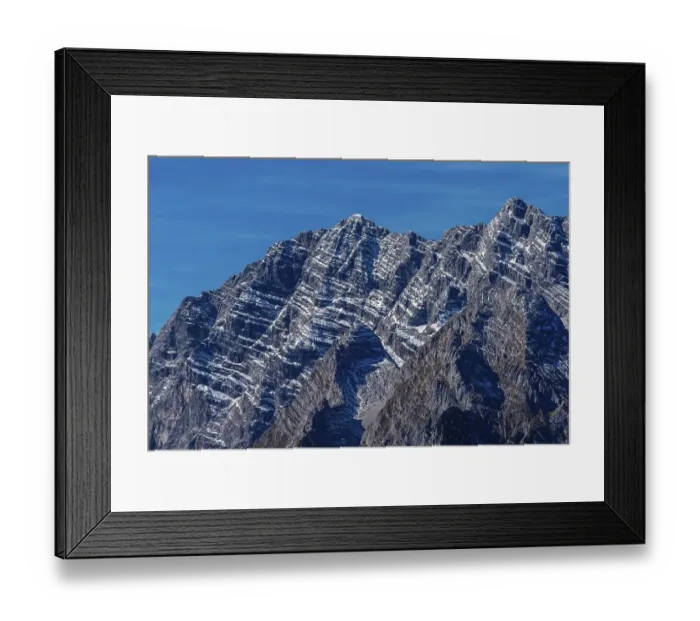 Framed Print : East face of the Watzmann Massif