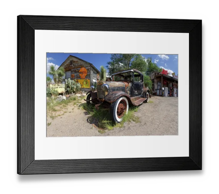 Framed Print : Old rusty Ford Model A, Route 66 Framed Print : Old rusty Ford Model A, Route 66